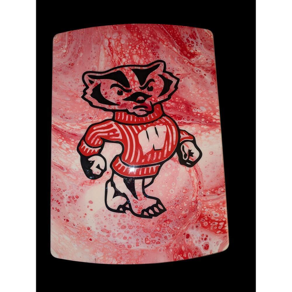 Wisconsin Badgers Cutting Board Red 18x12